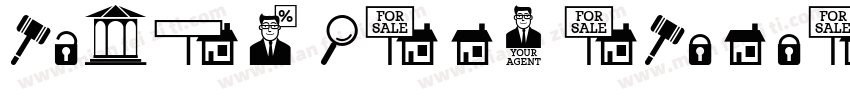 SUXIN REAL ESTATE字体转换